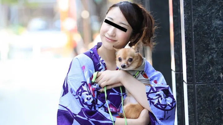 10musume-082423_01-FHD - 遛狗时勾搭性感浴衣爱犬娘佐々木レイ，激情搭讪一夜缠绵！