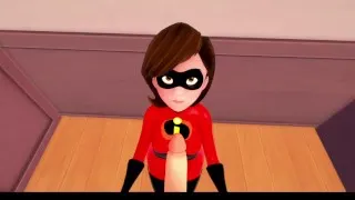 3D动漫《超人总动员》弹力女超人的肥臀被疯狂抽插！