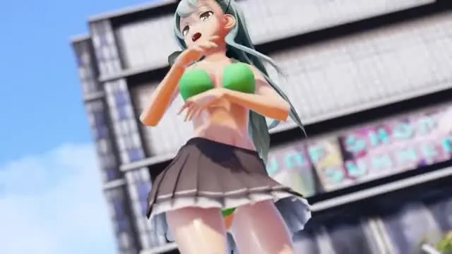 3D色情MMD：铃屋和熊野度假村双飞盛宴，高潮喷水淫叫不断！