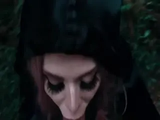 万圣节的木巫婆吹箫！
