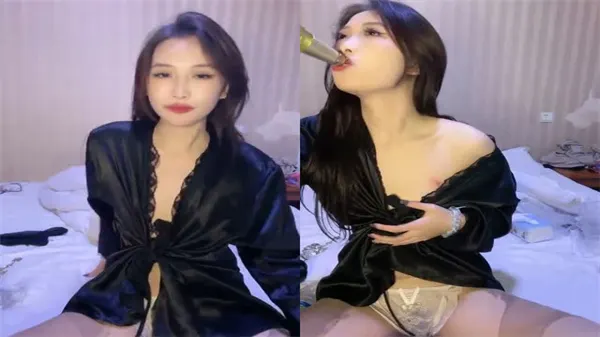 酒后大长腿女神饥渴难耐！啤酒瓶自慰高潮喷水实录