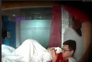 宾馆偷拍第12弹：监控下的激情全记录，娇喘声湿透床单