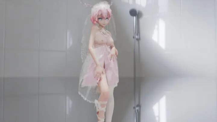 MMD-17 花嫁新娘Luka蜜穴失守！真·小鹿乱撞到浪叫不止，白无垢下巨乳狂颤被爆操内射