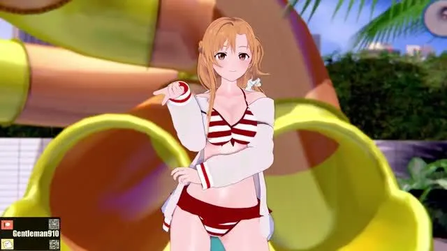 【KKSMMD】巧克力奶油诱惑！结城明日奈与绀野木绵季的SAO激情碰撞