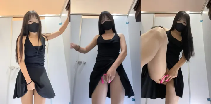 ST新晋中国女主播【AsiaLynn】厕所自慰直播流出，黑衣紧裹S曲线丰乳翘臀，跳蛋嗡震手指狂桶淫水喷溅