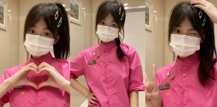 麦当劳极品学生妹被推特大神调教成淫贱母狗，带到酒店激烈打桩白虎嫩穴被操到淫水狂喷