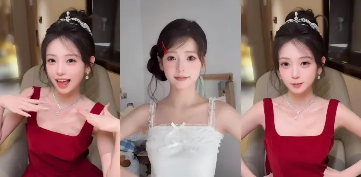 抖音570万粉网红【我不叫龙虾】王者荣耀10周年庆cos嫦娥行为不雅玩反差，被网友扒出定制自慰视频