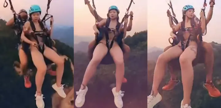 上海女孩在越南全裸滑翔视频完整版，体验高空全裸的双重感官刺激