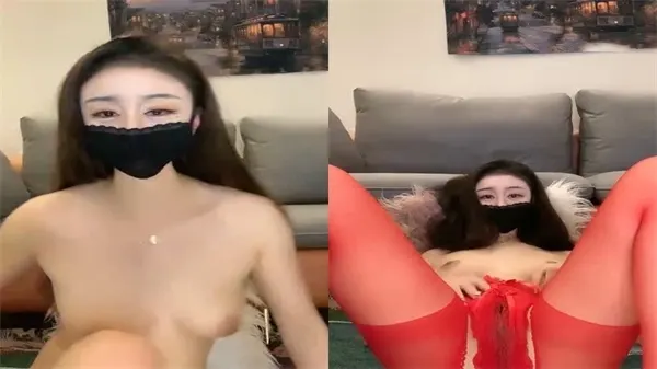 红丝袜苗条巨乳欲女发情淫叫，近距挑逗骑乘自慰棒狂插骚穴！