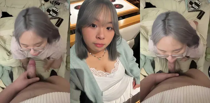 微胖反差人妻【黄雅萱】与老公自拍性爱视频泄密，超一流口技舔弄大屌最后口爆吞精