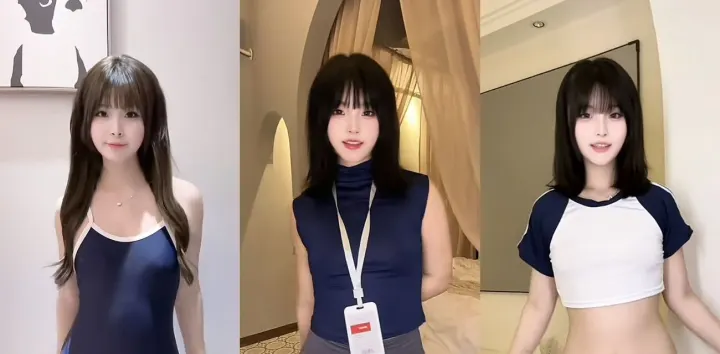 高人气萝莉女神【洛宝】最新福利私拍，JK制服情趣黑丝，白虎蜜穴被无情撑开激情暴操