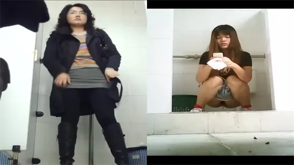 刺激偷拍经典：商场无门女厕全景窥探，隐私瞬间全曝光！