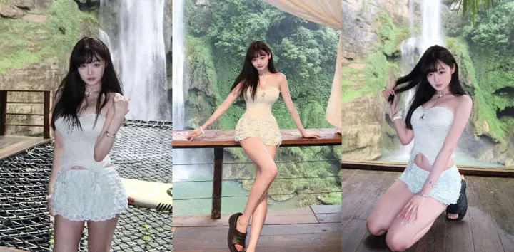 上海超美校花【赵琳娜】不雅视频流出，为旅行竟卖身援交跟金主玩3P调教，穿黑丝被打桩爆操