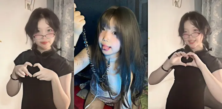 抖音博主【云吞】外网当福利姬视频曝光，水晶假屌猛插自慰粉嫩小穴淫水狂喷