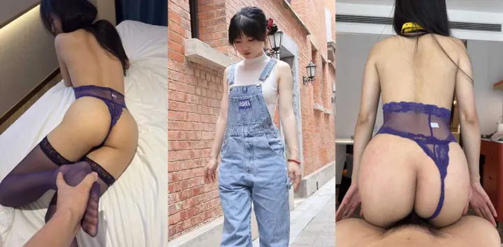 长沙少妇【张静】约炮视频曝光，穿紫色情趣内衣发骚，狗链调教边操边用皮鞭抽打淫荡反差爽翻天