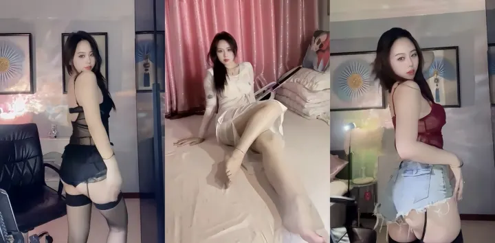 快手百万网红【小黄鱼鱼姑娘】榜一大哥定制福利视频，顶跨揉胸大尺度骚舞火辣到心跳失控