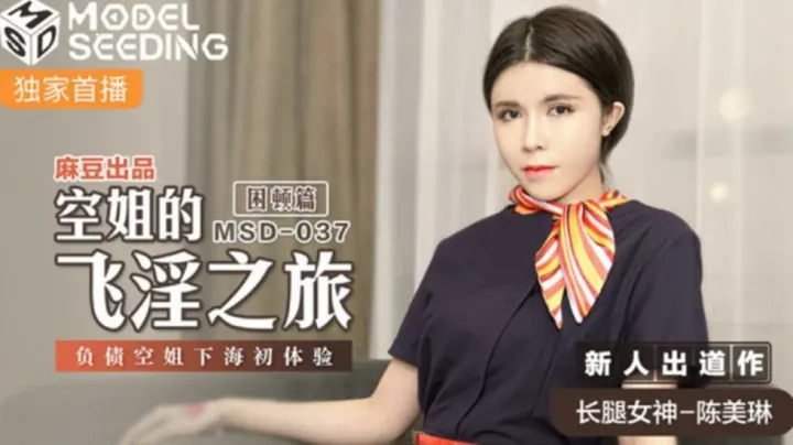 【巨债压身】陈美琳空姐制服骚穴解禁！MD-0234首次下海被轮奸の民航艳事 空姐湿身服务全记录