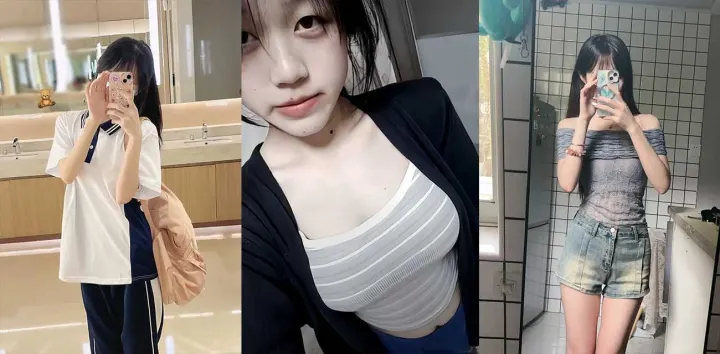 武汉六中学生妹【李思悦】网调视频流出，大奶美少女自拍露出用按摩棒花式自慰玩骚穴