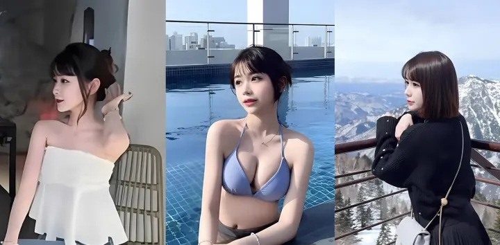 大奶小网美【欣欣】与男友自拍做爱视频外流，穿白色性感内衣主动求操，骑乘猛干大奶狂晃骚气逼人