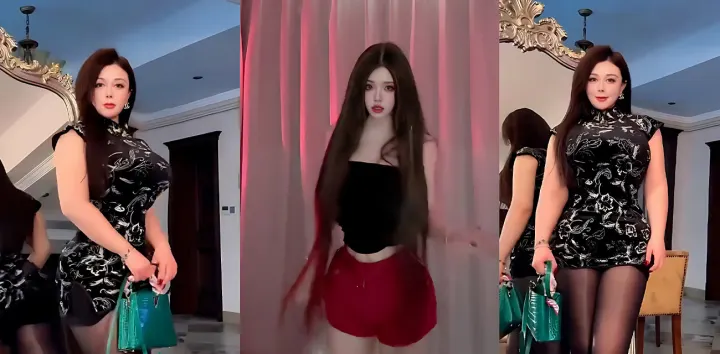 抖音巨乳骚货【DJ梦露veronica】跟金主爸爸性爱视频曝光，床上各种玩弄彻底沦为肉便器