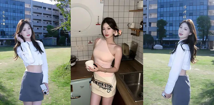 湖南汽车工程职业大学【伍婵】清纯高冷校花实则炮友无数，胸型完美骚穴肥嫩主动骑乘床技高超