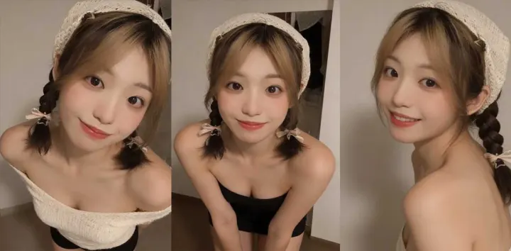 绝色短发小网美【子瑜】大奶又圆又挺弹性夸张，撅着肥臀被后入狂操