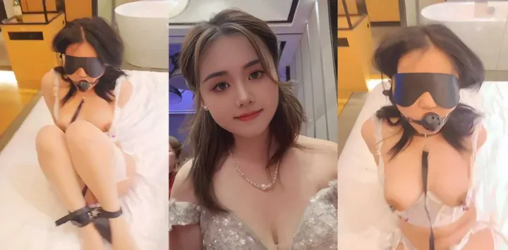 广西哺乳期少妇不雅视频流出，瞒着老公偷情约炮戴上SM器具化作乖顺母狗，被捆绑虐打无套爆操