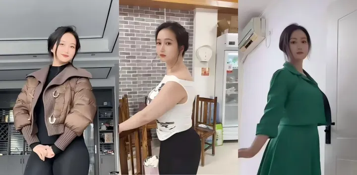 抖音巨乳熟女【米粉二号】定制福利，丝袜制服搭配巨乳肥臀，淫靡热舞尽情释放风骚魅力