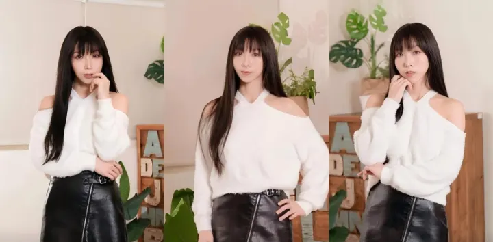 高颜值网黄【夏晴子】圣诞特别篇，情趣装店员身穿红色战袍诱惑客人更衣间激情泄欲