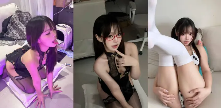 广州顶级福利姬线下约炮3P视频流出，高颜值骚鸡被前后夹击，大屌男轮番输出骚劲狠到让人窒息