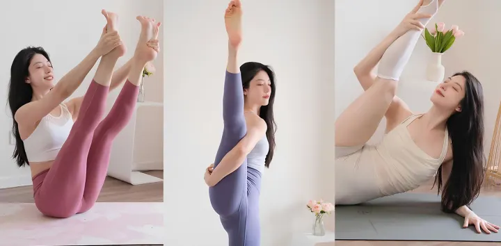 瑜伽女神【范姵岚】出轨摄影师视频流出，刚领证就给老公戴绿帽，酒店一字马猛操到喷水失神