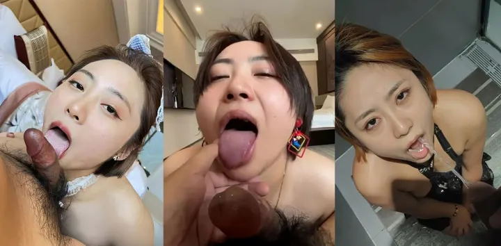 甘肃极品母狗【张秀娜】酒店3P调教狂欢视频流出，跪爬深喉口交张嘴接尿贱到爆炸