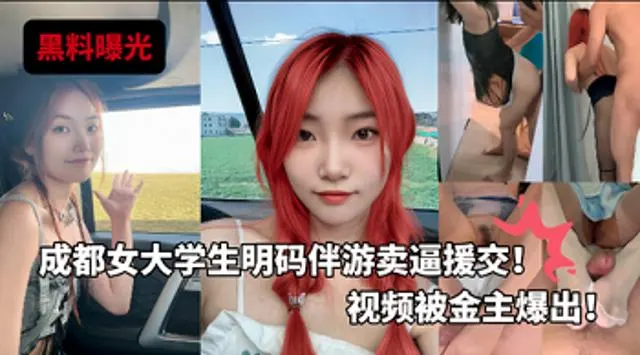 独家曝光成都某校女大学生明码标价援交陪玩伴游卖逼 援交！视频被金主爆出！