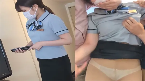 巨乳美女服务员私密客房遭猛男爆操到潮吹