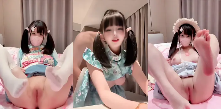 极品反差萝莉【一只小透明】双马尾首秀流出，童颜美乳三点粉嫩冲镜头撒娇卖萌被金主后入爆操