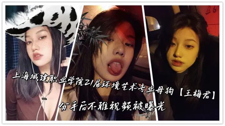 上海城建职业学院21届环境艺术专业母狗【王梅君】分手后不雅视频被曝光