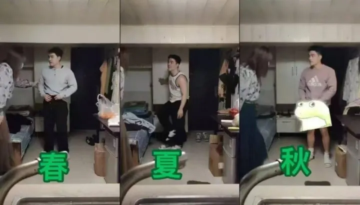 TS伪娘【阿红】油腻大叔浓妆艳抹专约帅气直男小伙，毒龙口爆后入肛穴榨精堪比职业骚鸡