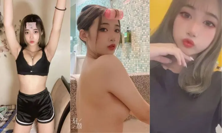 台湾G奶眼镜美女想当艺人，被假经纪人忽悠拍摄各种骚姿视频