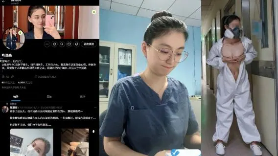 极品反差医生【陈漂亮】和科室领导乱搞约炮视频曝光，后入爆操淫水狂流