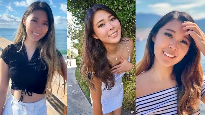 美籍华人网红女歌手【ExtraEmily】中文名李雪莉私拍流出，反差婊深喉口交还用筷子夹鸡巴吃