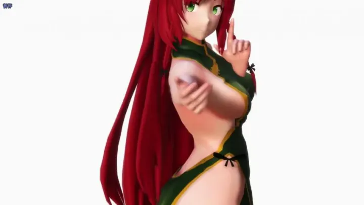 红美铃 旗袍巨乳宅舞 淫荡扭腰 真空上阵 内射高潮