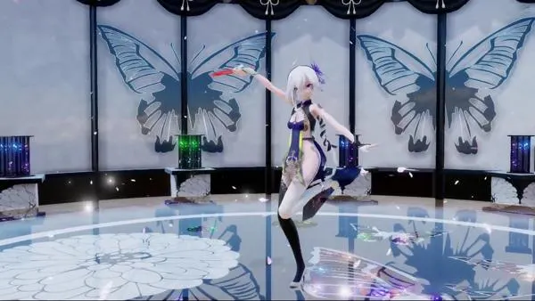 MMD巨乳弱音极品骚货真空全裸挑逗，酥胸狂摇引人硬插