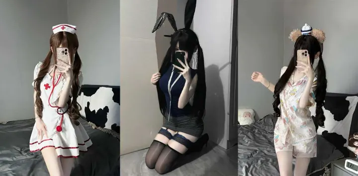 少女福利姬【aoao猫】约会腹肌猛男，各种JK制服讨主人欢心，桃心翘臀被疯狂后入，又甜又贱