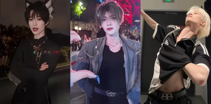 上海欢乐谷前男团NPC【YMeey 易明】被爆出轨粉丝，线下陪富婆大姐出卖肉体