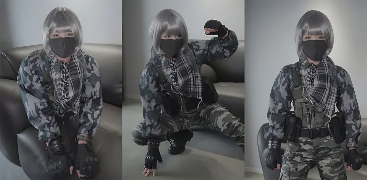 推特网黄【小狗pro】调教视频，COS三角洲麦小雯，炮机猛抽淫穴强制高潮，喷水不止