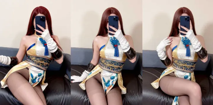 软萌福利姬【麻酥酥】cos永劫无间胡桃，道具自慰猛震蜜穴，圆润巨乳黑丝美腿令人垂涎