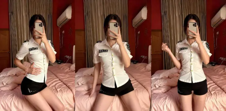 极品福利姬【小慧慧不吃鱼】588门槛女警制服自慰，无毛嫩穴扣逼高潮爽翻天