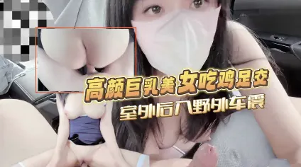 高颜巨乳美女吃鸡足交  室外后入野外车震