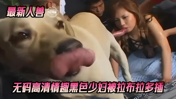 最新人兽-无码高清情趣黑丝少妇被拉布拉多爆插