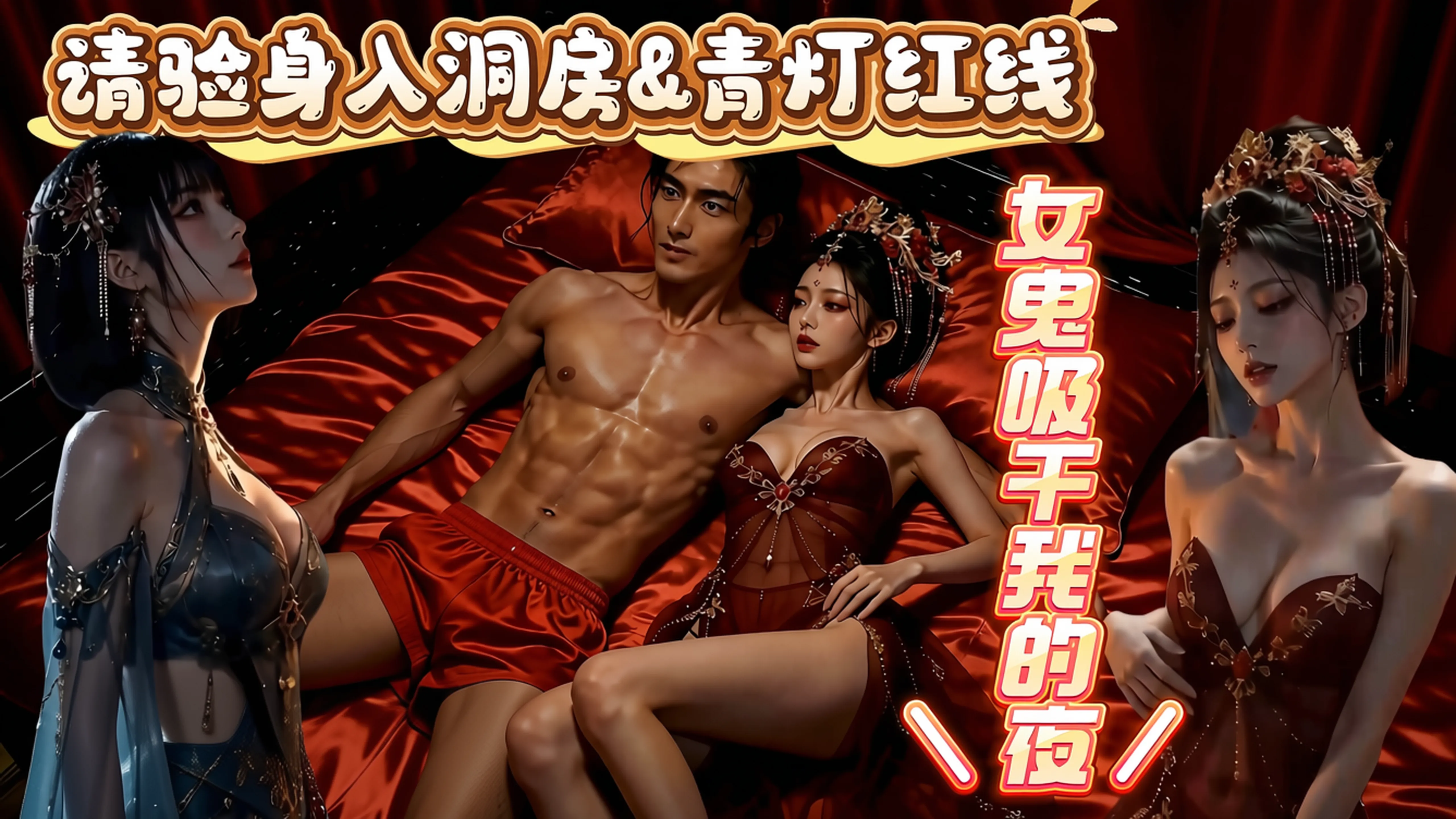 秦府极乐夜_喜棺_昭宁小姐道长，请验身入洞房_青灯红线：女鬼吸干我的夜_鬼府极乐夜_纯阳道士鬼新娘_三日婚礼_孤魂女鬼_喜烛（完整版）